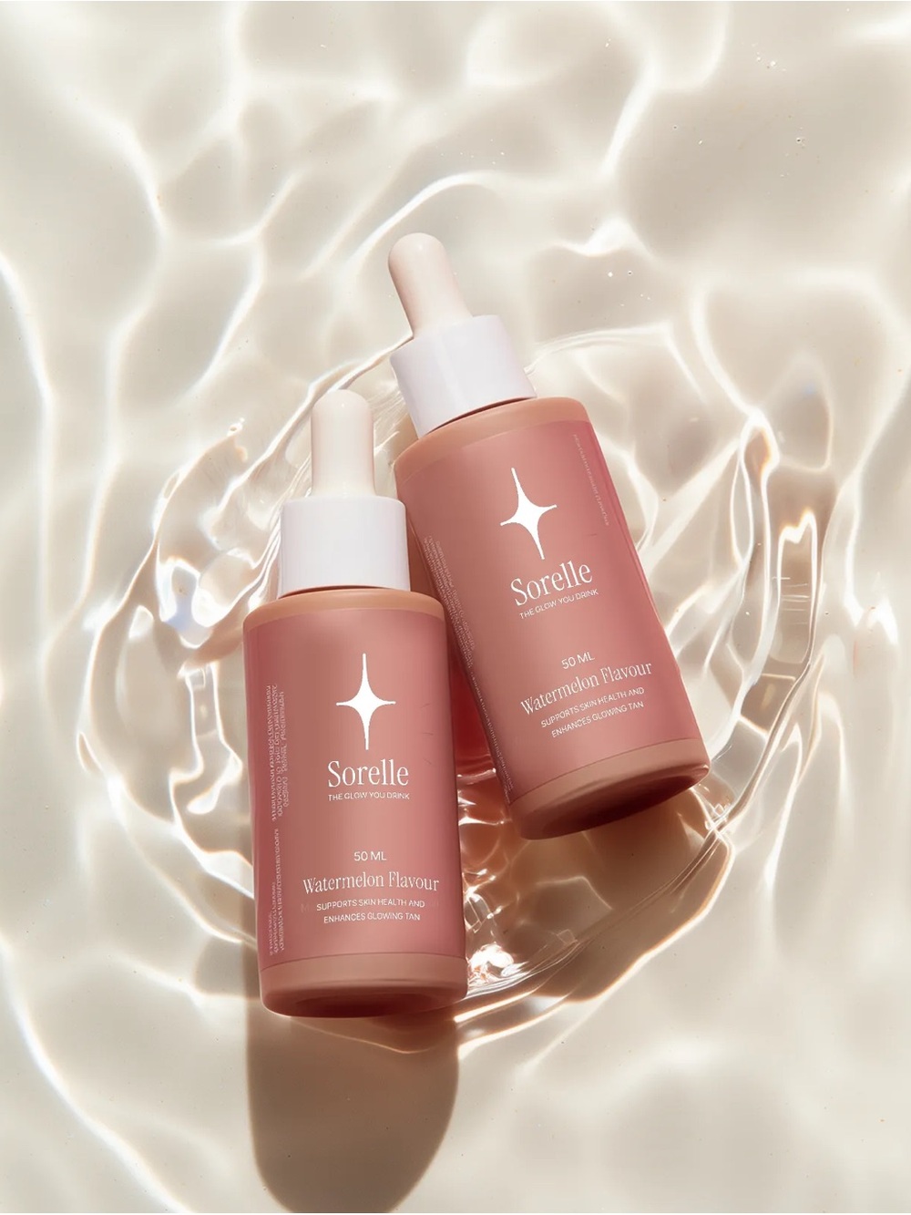 Watermelon Flavour Tanning Drops — Pink Radiance (50 ml)